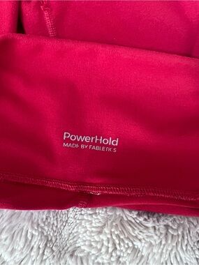 PowerHold by fabletics red yoga pants